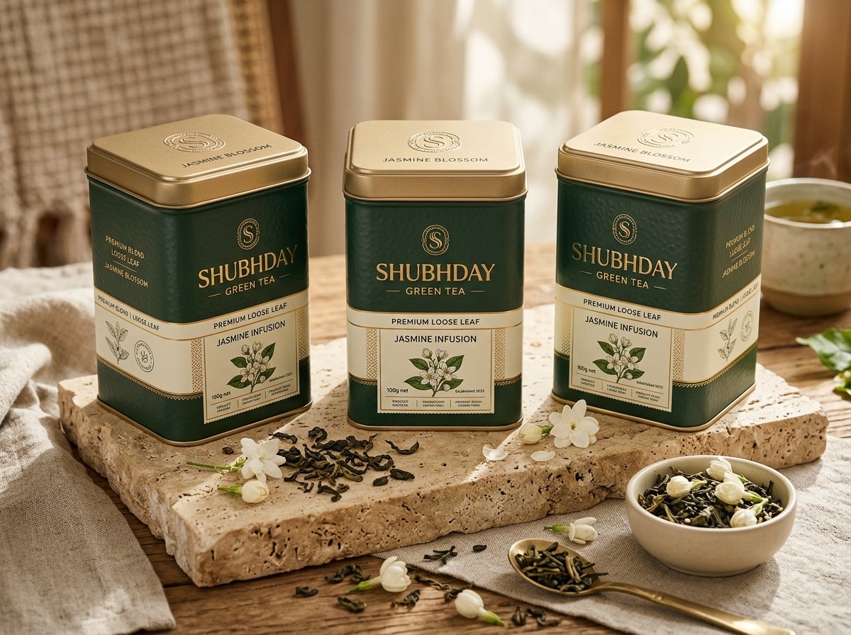 Shubhday Jasmine Blossom Green Tea